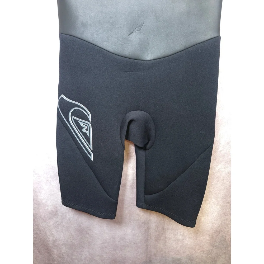 Quiksilver Shorty Wetsuit Purple Black‎ Short Sleeve Size L